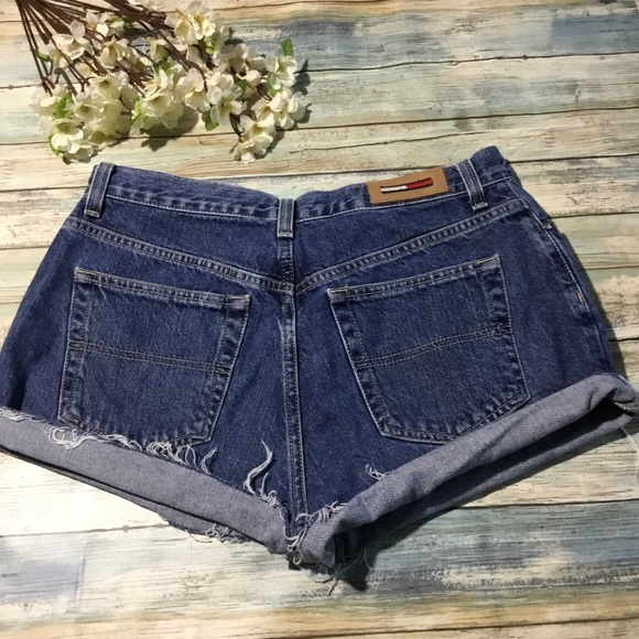 Tommy Hilfiger Pants - Vintage Tommy Hilfiger high waisted cut off shorts